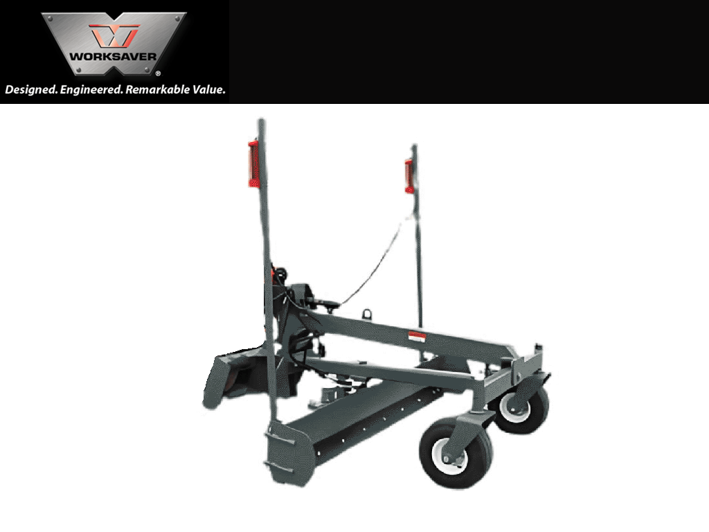 Worksaver grader blade for skid steer