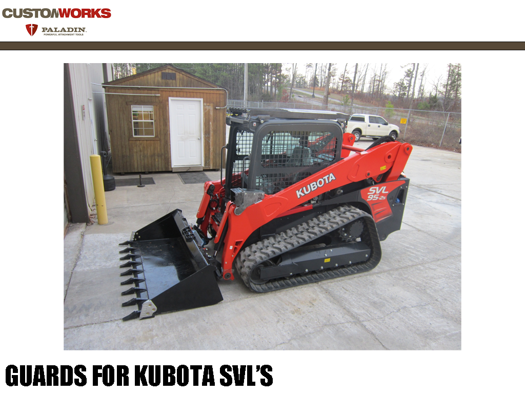 PALADIN / CustomWorks Heavy-Duty Guarding Kits for Kubota SVL Track Loaders