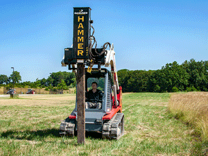 DANUSER Hammer Post Driver