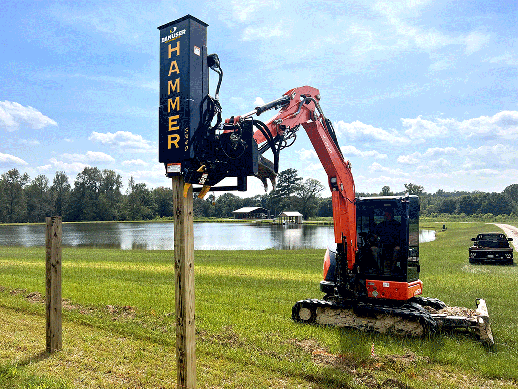 DANUSER Hammer Post Driver