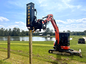DANUSER Hammer Post Driver