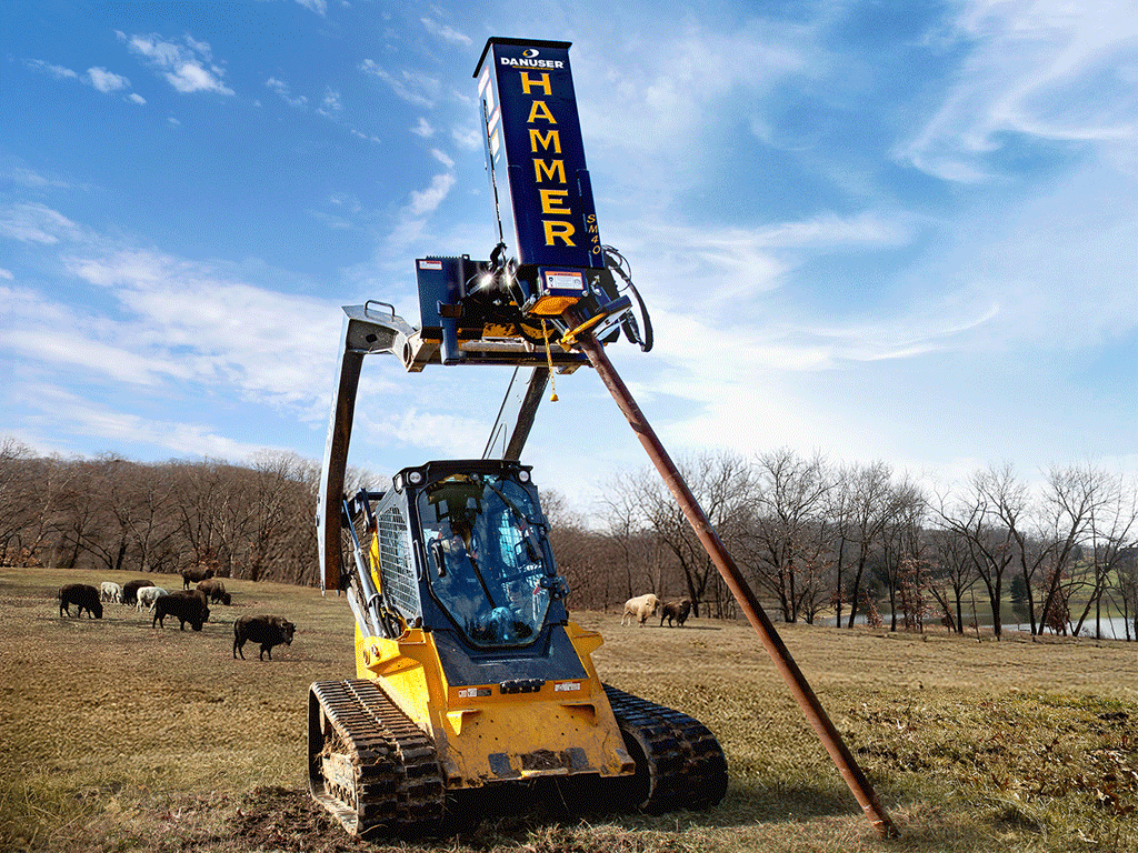 DANUSER Hammer Post Driver