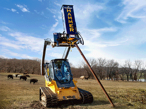 DANUSER Hammer Post Driver