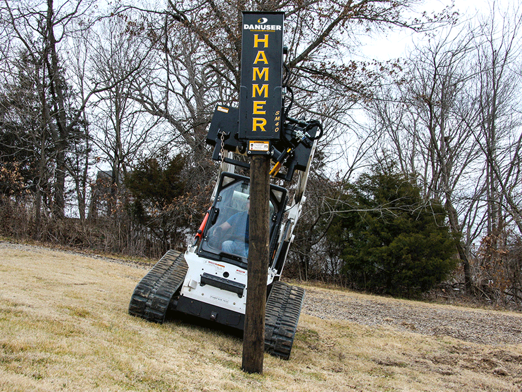 DANUSER Hammer Post Driver