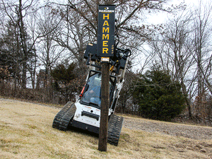 DANUSER Hammer Post Driver