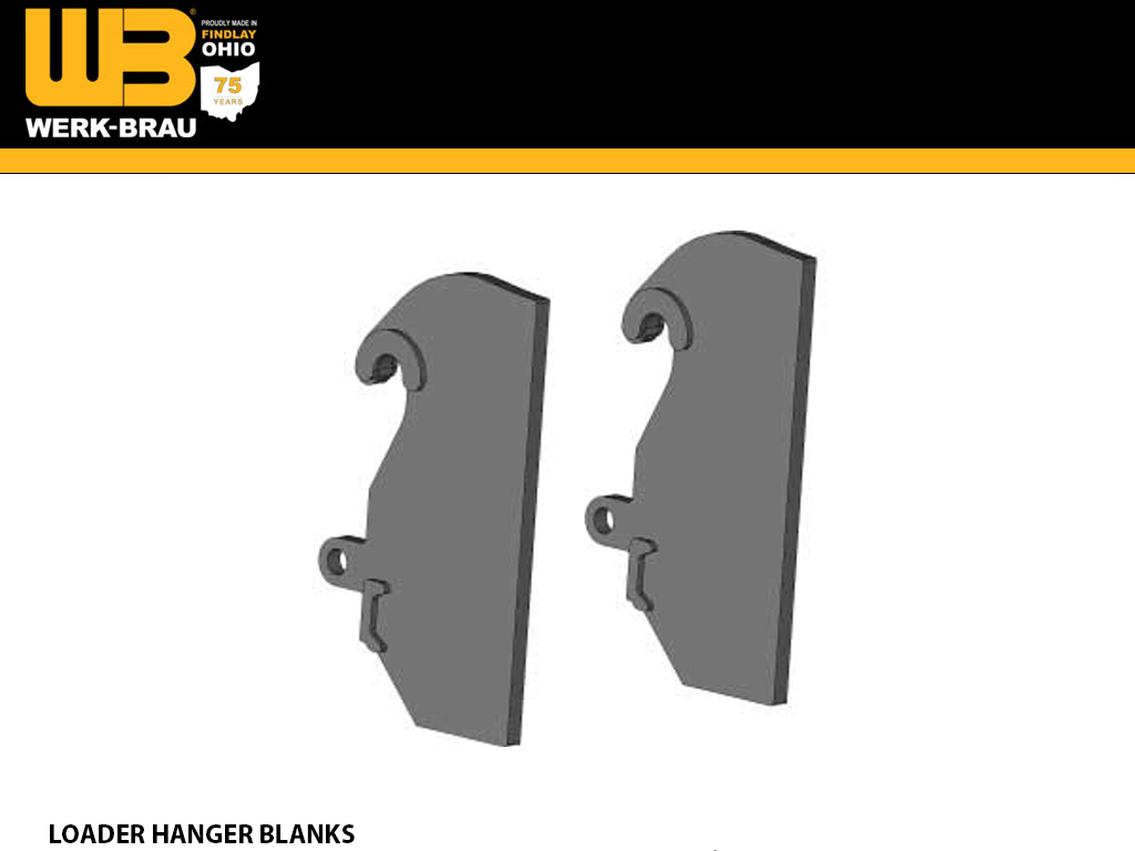 WERK-BRAU Loader Hanger Blanks