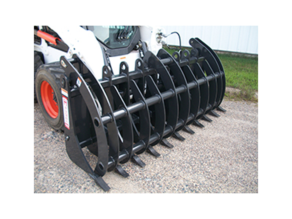 HAUGEN GRAPPLE RAKE FOR SKID STEERS