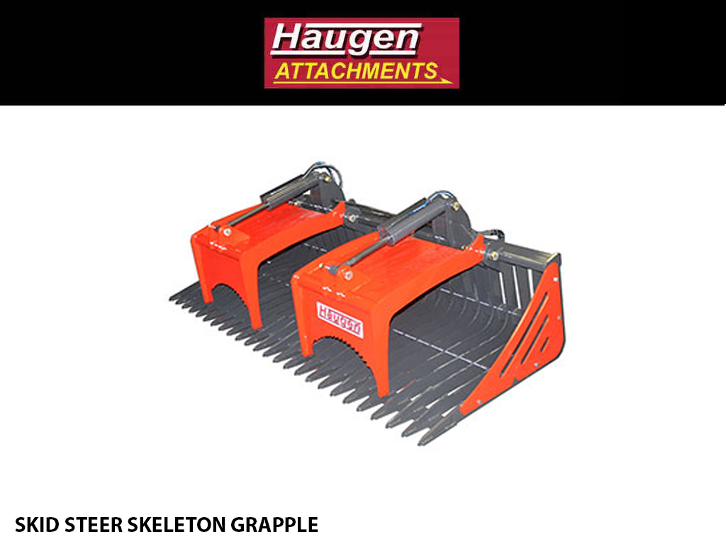 HAUGEN SKELETON GRAPPLES FOR SKID STEERS