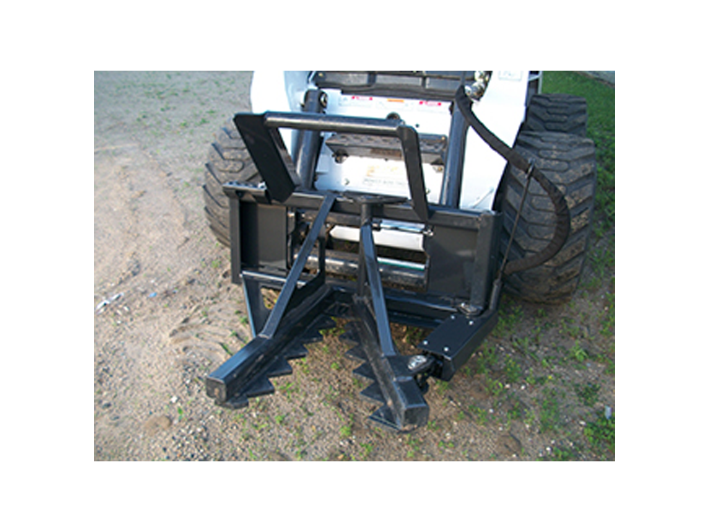 HAUGEN TREE PULLER FOR SKID STEER