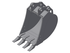 TAG Heavy Duty Dirt Buckets for 2500 - 4000 lbs. excavators