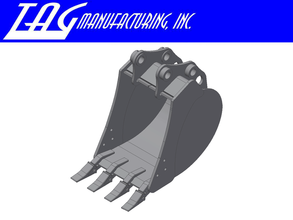TAG Heavy Duty Dirt Buckets for 2500 - 4000 lbs. excavators