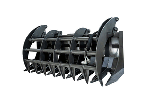 SPIDER Heavy Duty Grapple Rake for skid steer loaders