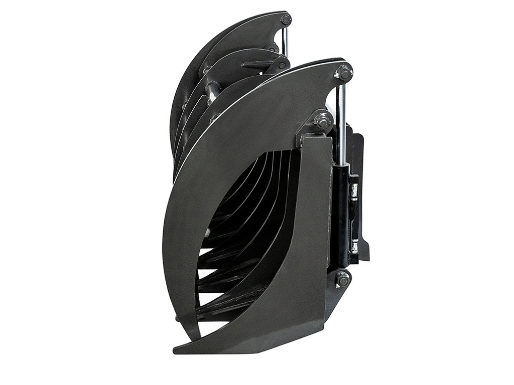 SPIDER Heavy Duty Grapple Rake for skid steer loaders