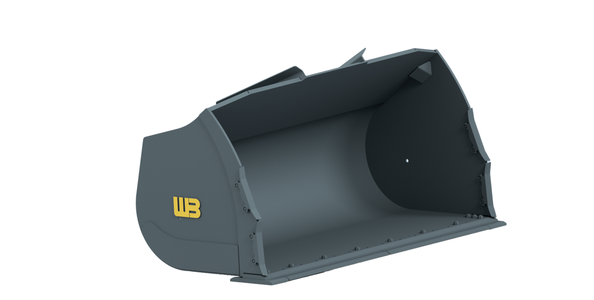 WERK-BRAU Two-Pass Bucket for Wheel loaders 43,000 - 51,000 lbs. (class 5)