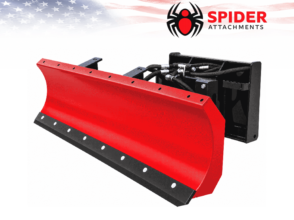 SPIDER ATTACHMENTS Heavy Duty Snow Blades for skid steer loaders