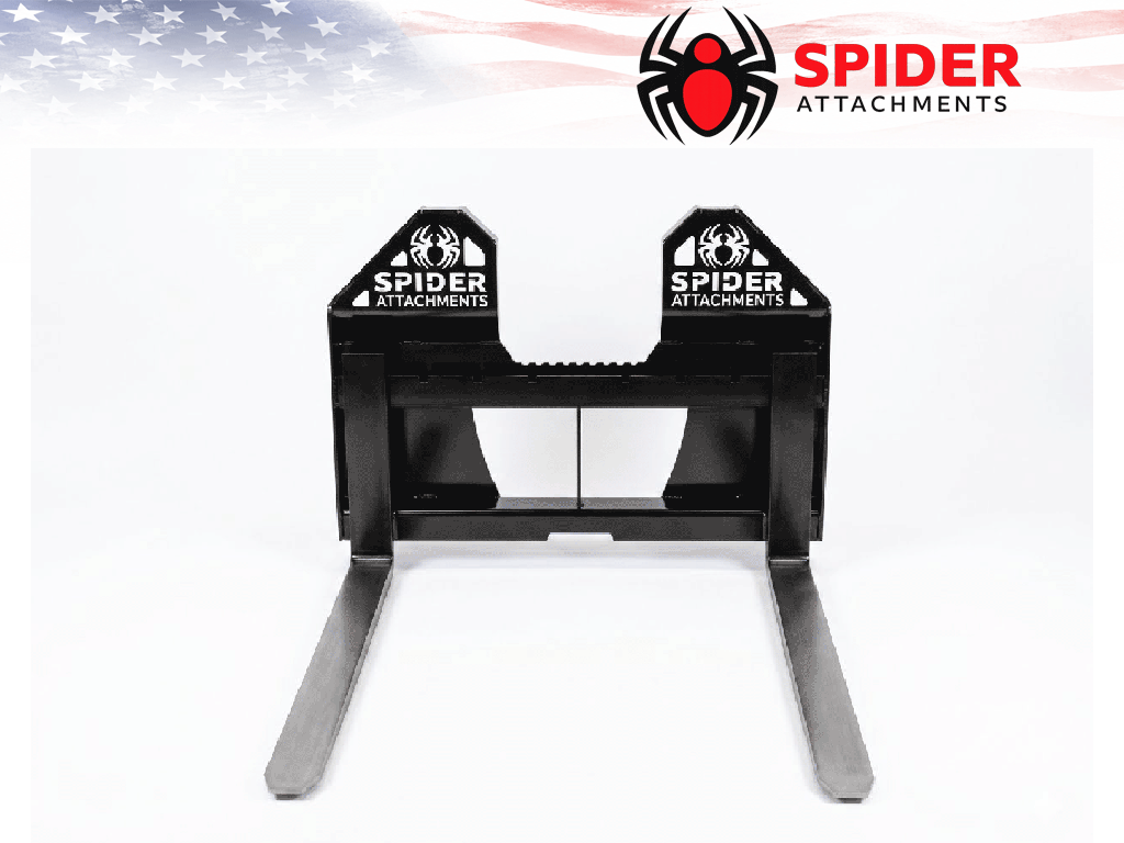 Conjuntos de horquillas para palés de servicio pesado SPIDER para minicargadoras