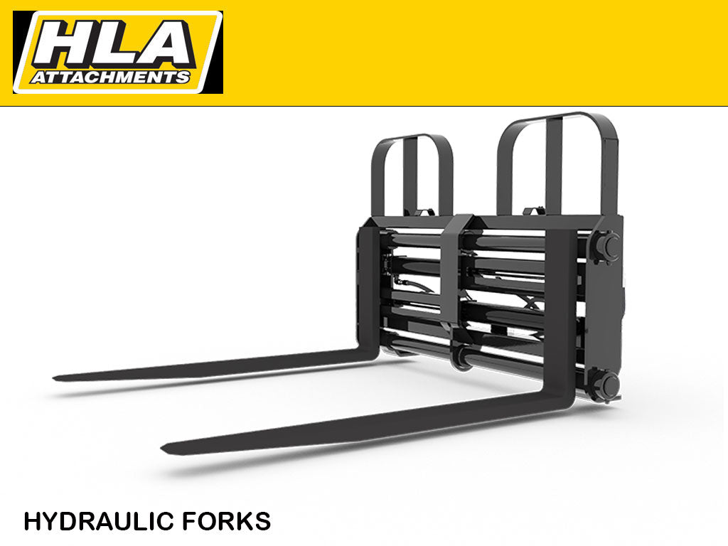 HLA power tine pallet fork for skid steers