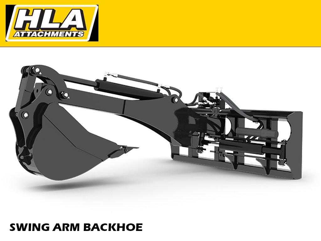 HLA backhoe attachment for skid steer