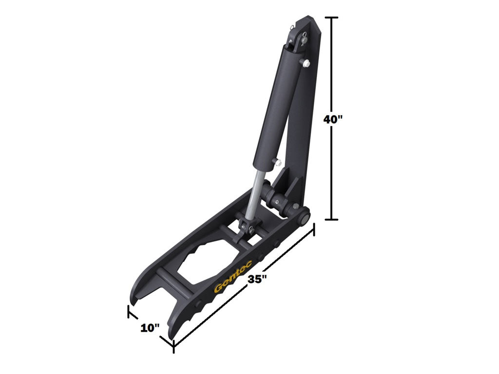 HT1035 Gentec Universal hydraulic excavator thumbs, 10000-15000 lbs excavators