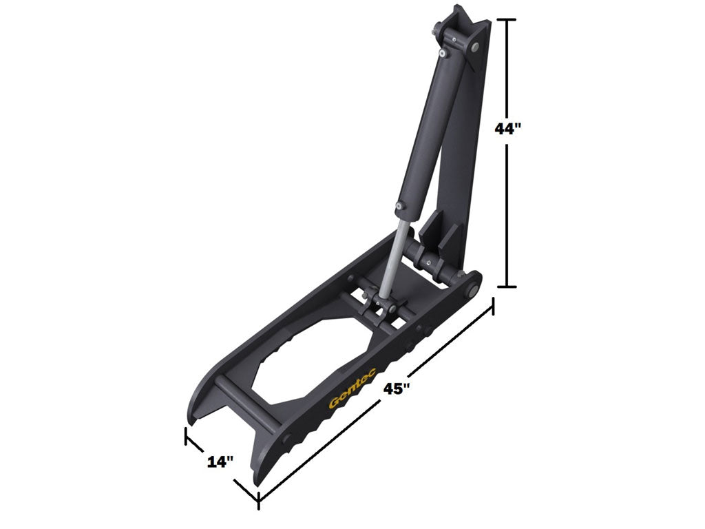 HT1445 Gentec Universal hydraulic excavator thumbs, 10000-22000 lbs excavators