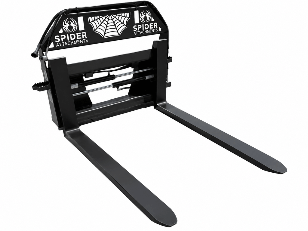 Horquillas hidráulicas para paletas SPIDER Extreme Duty para minicargadora