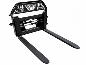Horquillas hidráulicas para paletas SPIDER Extreme Duty para minicargadora