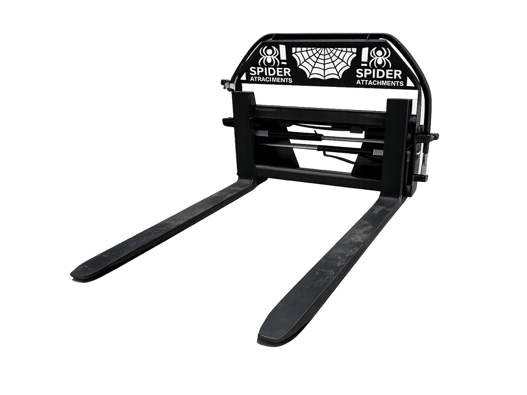 Horquillas hidráulicas para paletas SPIDER Extreme Duty para minicargadora