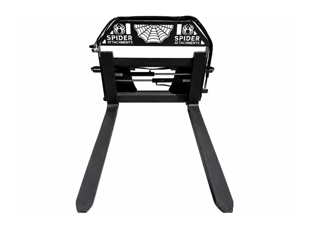 Horquillas hidráulicas para paletas SPIDER Extreme Duty para minicargadora