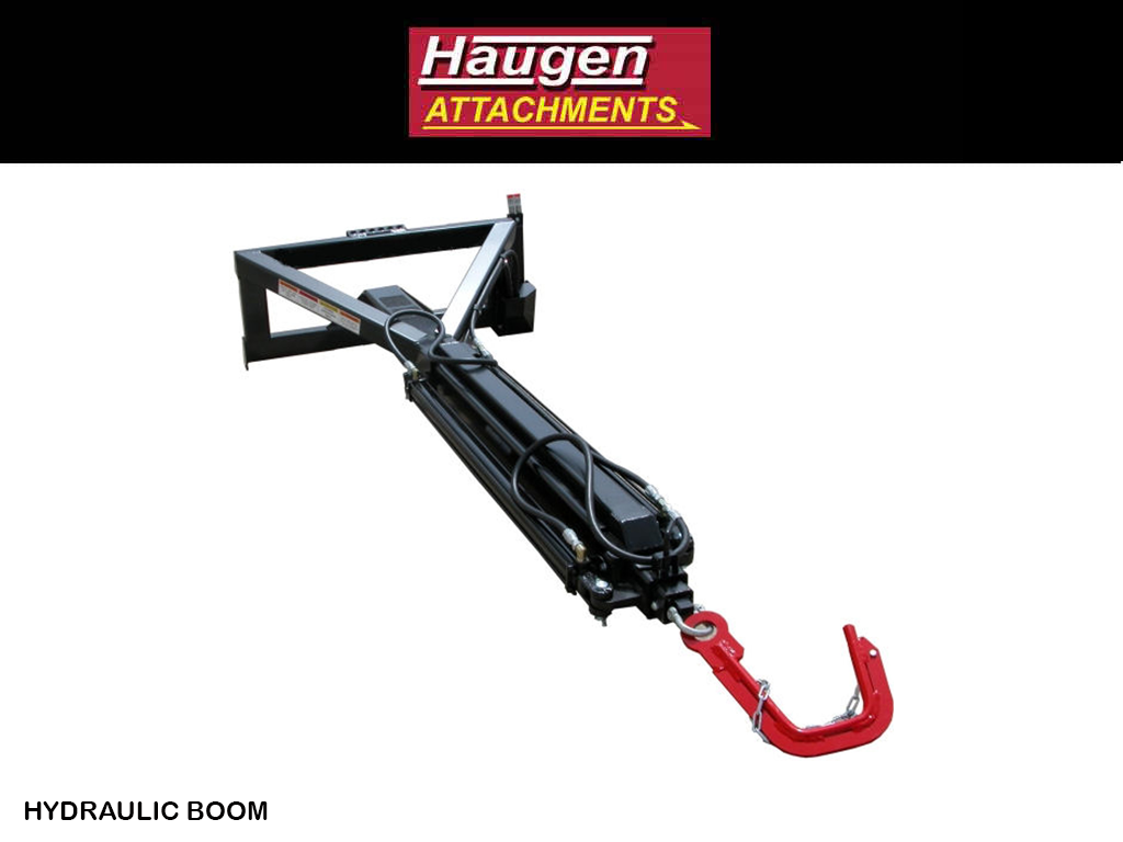 HAUGEN HYDRAULIC BOOM FOR SKID-STEER