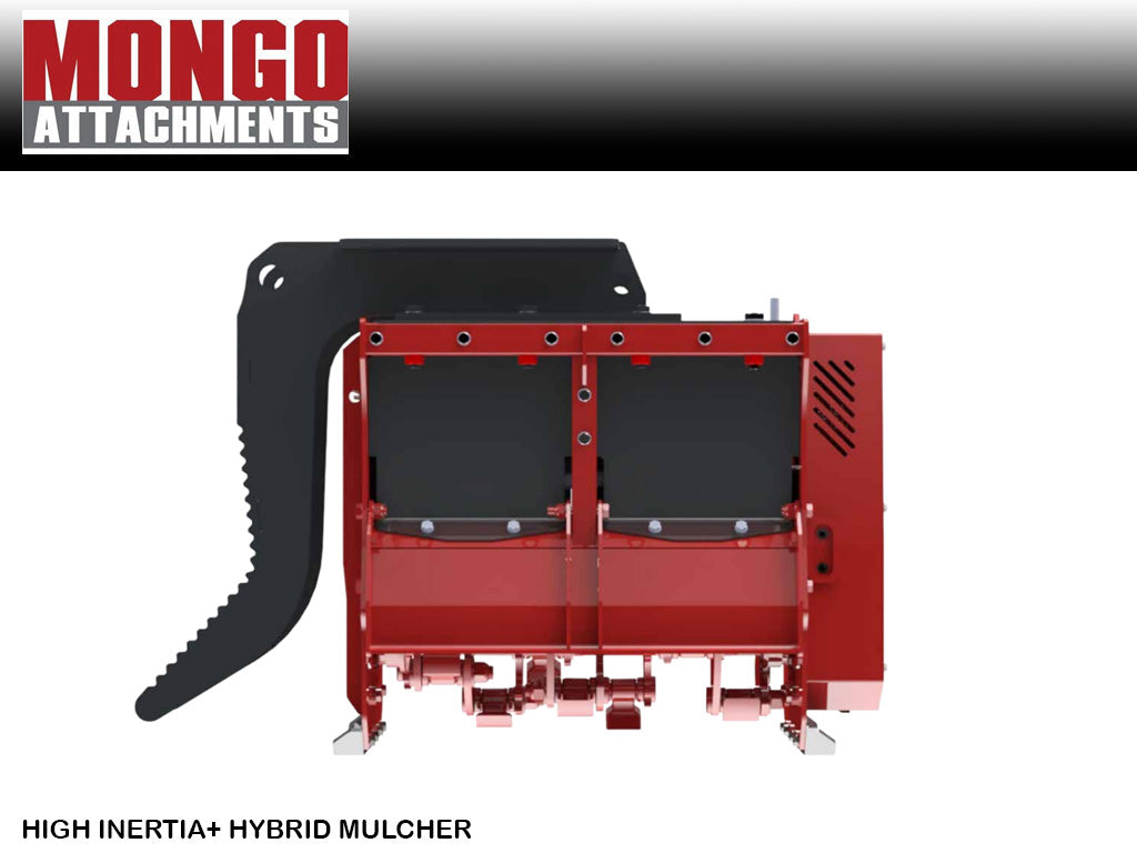 MONGO HIGH INERTIA Plus hybrid flail mulcher for 5500 - 22000 lbs. excavators