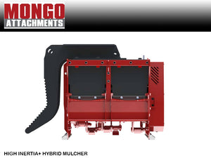MONGO HIGH INERTIA Plus hybrid flail mulcher for 5500 - 22000 lbs. excavators