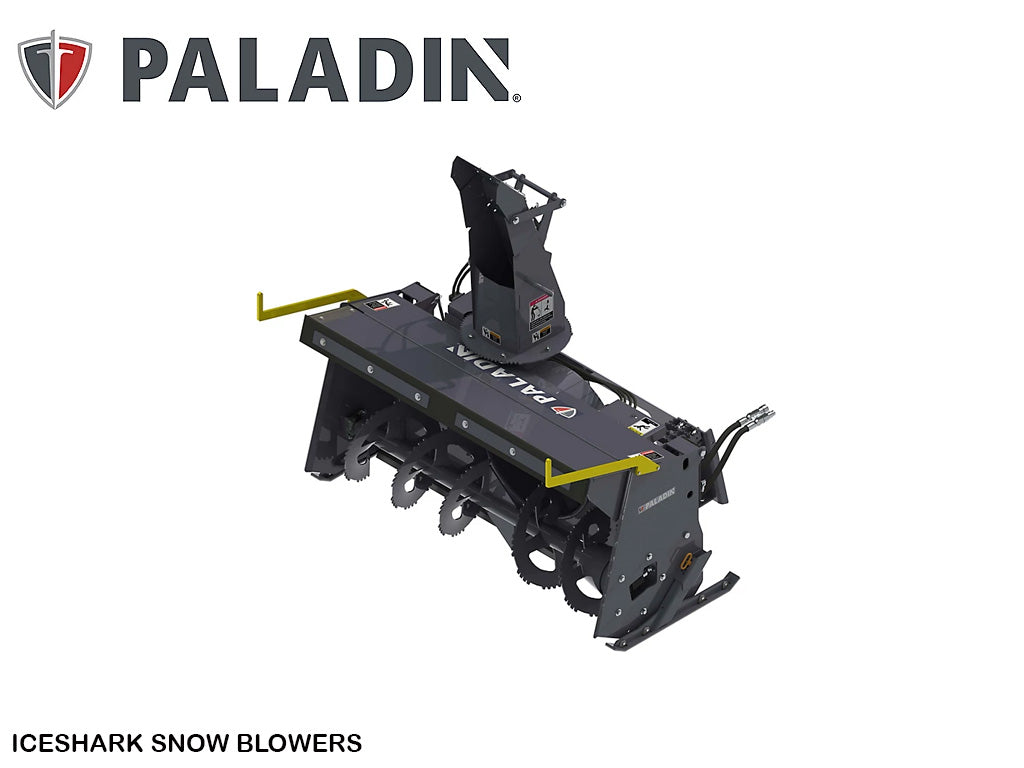PALADIN ICESHARK SNOW BLOWERS FOR HIGH FLOW SKID STEERS (27-35 gpm)
