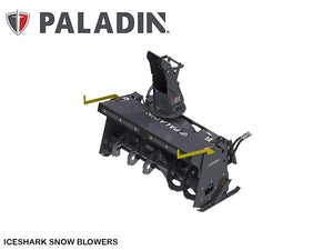 PALADIN ICESHARK SNOW BLOWERS FOR HIGH FLOW SKID STEERS (27-35 gpm)