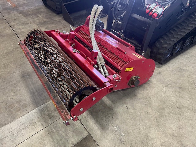 Used TORO soil cultivator for mini loader