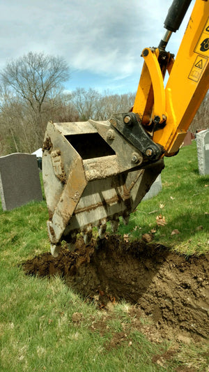 Werk-Brau Cemetery Buckets for 16,000-25,000 lbs. Excavators (mini 5)
