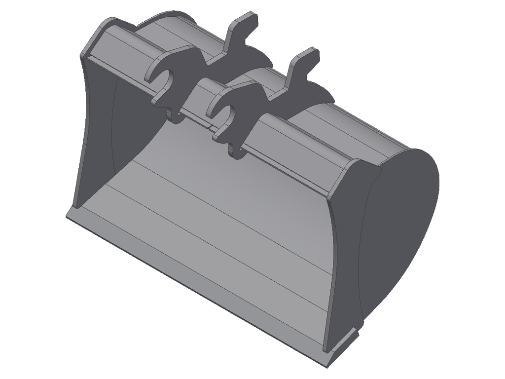 TAG wedge lock ditch buckets for John Deere and Hitachi excavators 2500 Lbs. to 14000 Lbs.