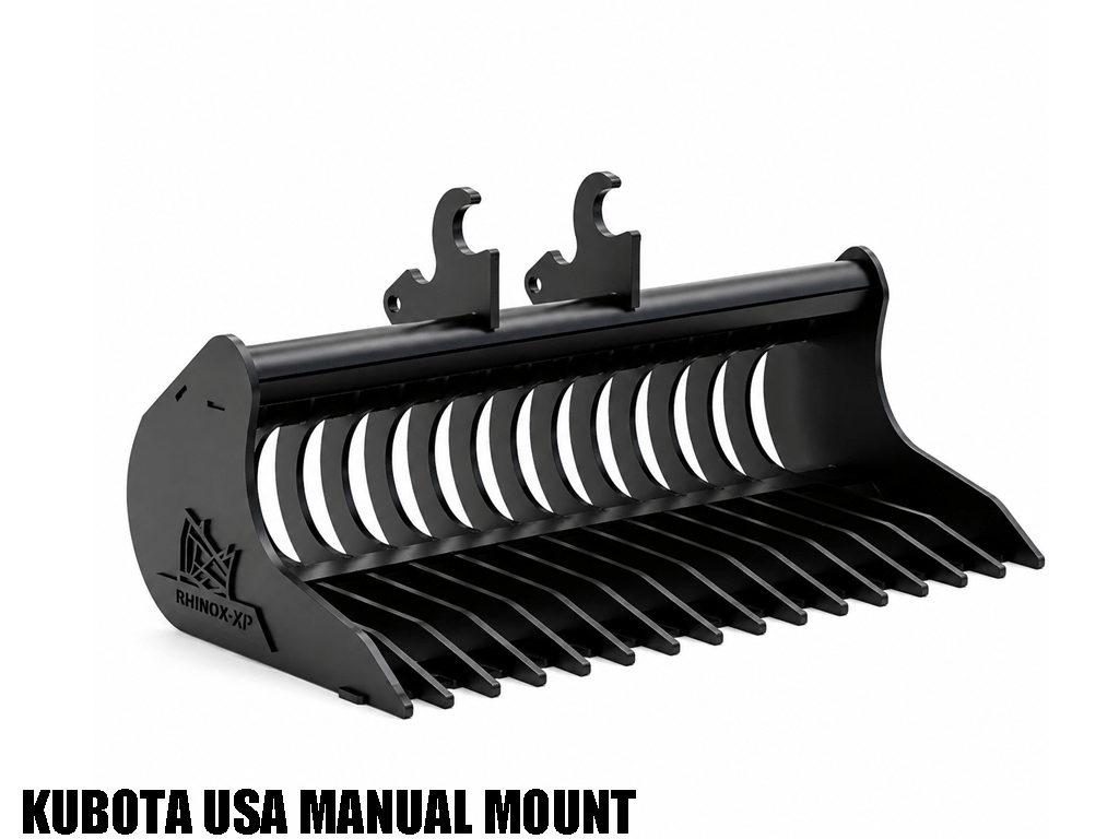 RHINOX RAKE RIDDLE BUCKET 2 to 4 Ton Class