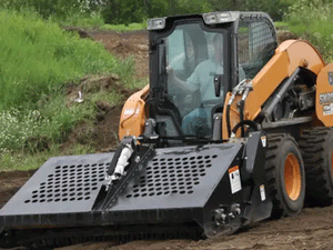 ERSKINE Landscape Rake for skid steer