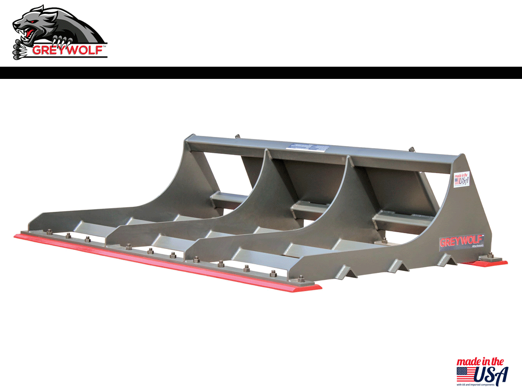 GREYWOLF land plane attachment for skid steer