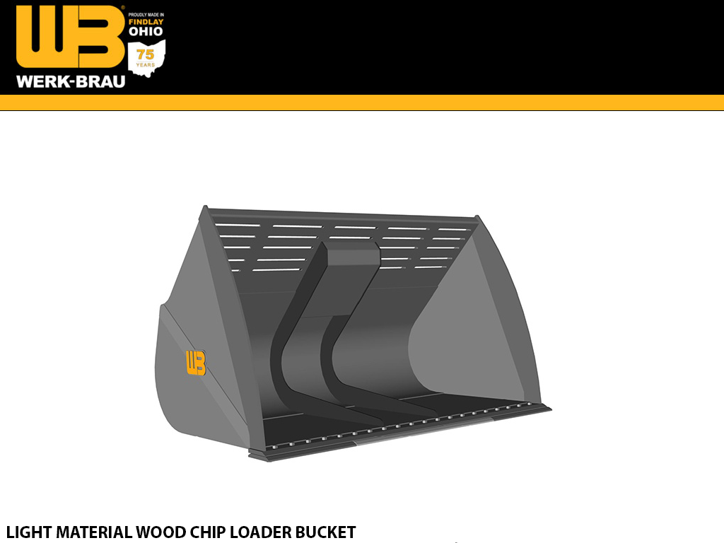 WERKBRAU Light Material Wood Chip Loader buckets for Wheel loaders 26