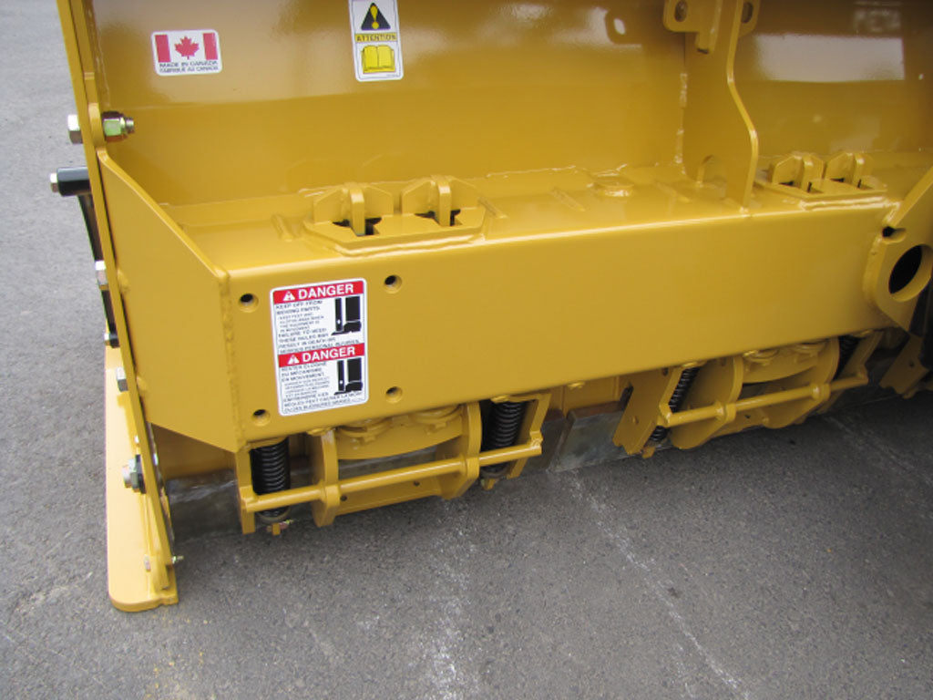 METAL PLESS LIVEBOXX snow push for skid steer with segmented edge
