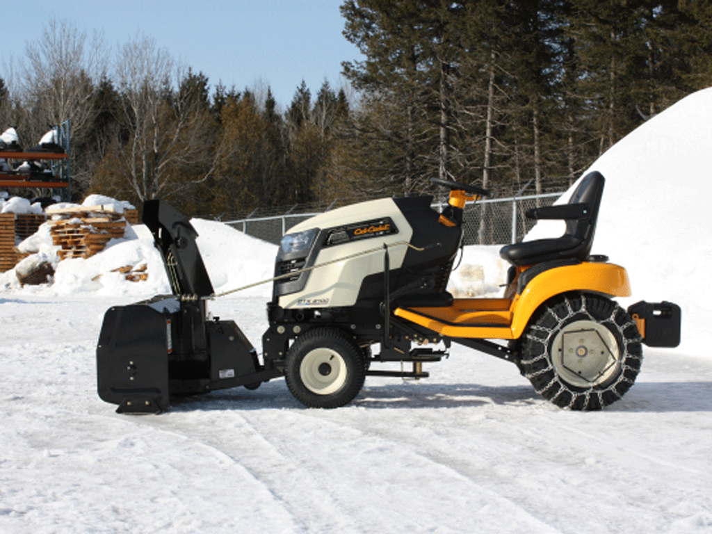 BERCOMAC 48" snow blower for lawn mower