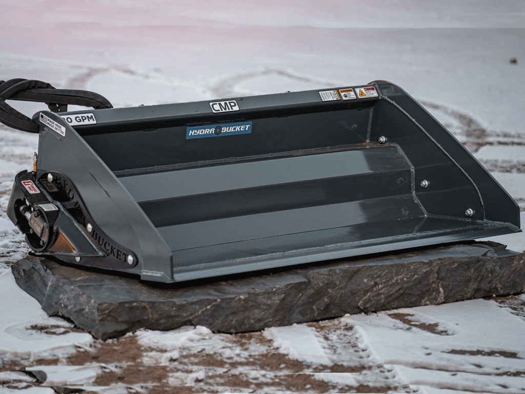 CMP mini hydra bucket for mini loaders