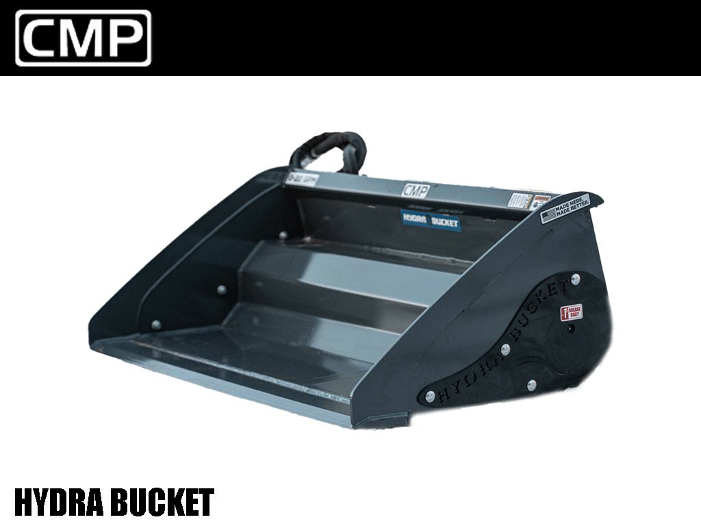 CMP mini hydra bucket for mini loaders