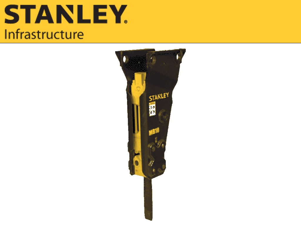 Martillos hidráulicos STANLEY para excavadoras compactas