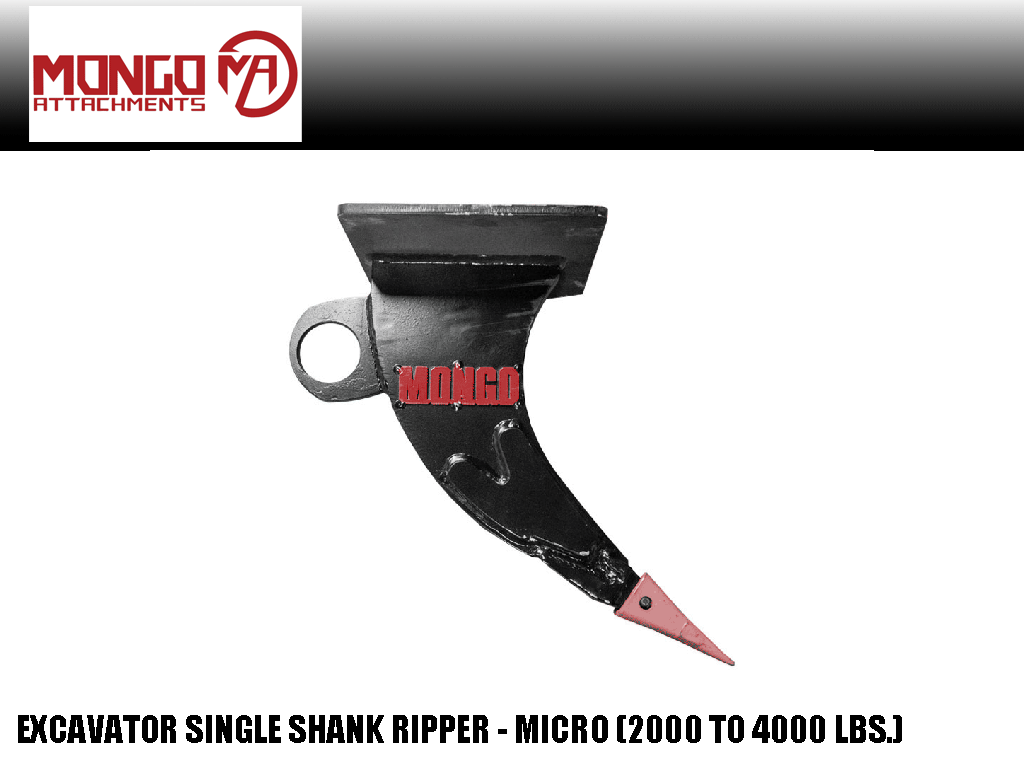 MONGO MICRO SINGLE SHANK RIPPER 2000 - 4500 LBS.