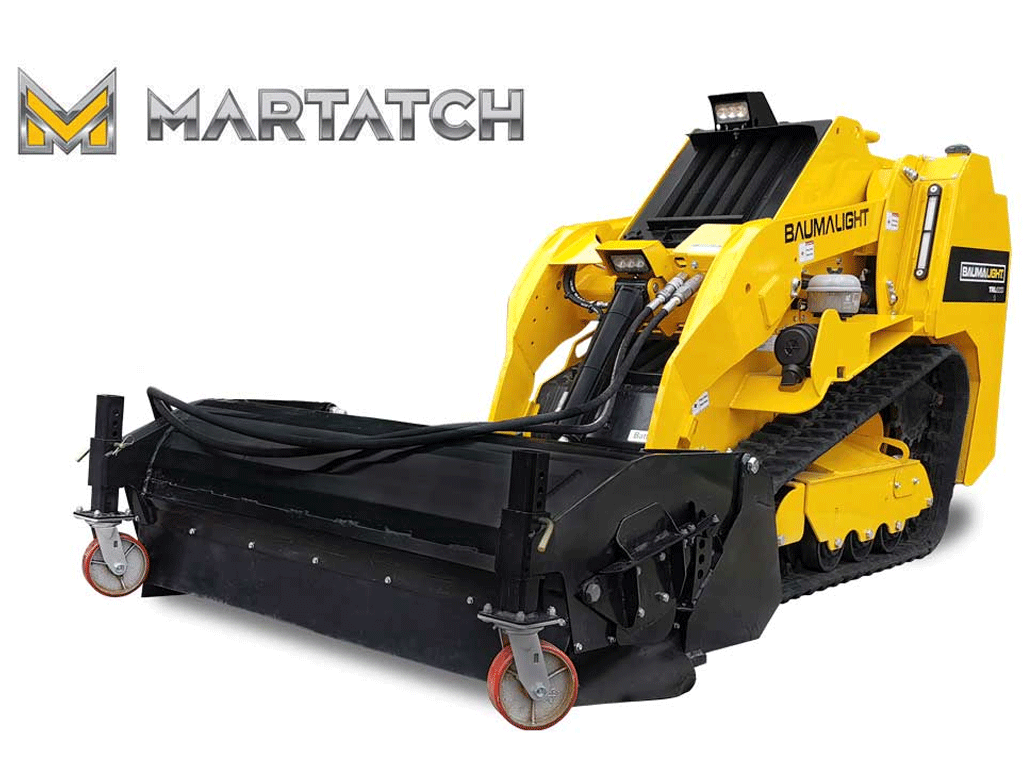 BaumaLight Martatch Pick Up Broom for Mini Loader