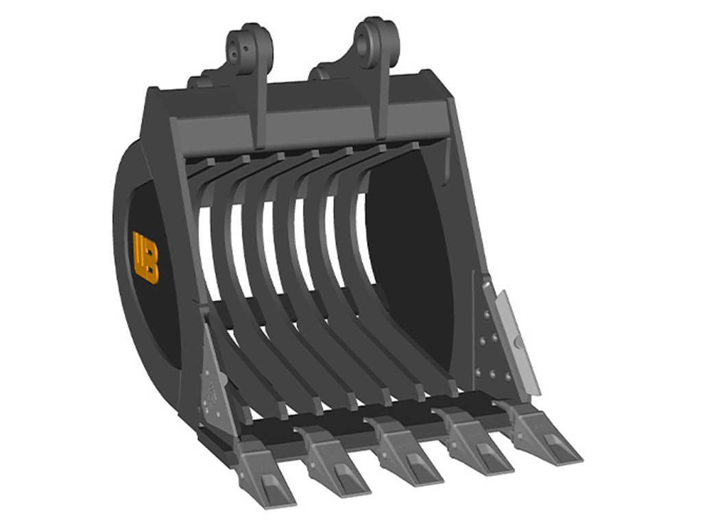 WERK-BRAU Skeleton Bucket for 11,000 - 16,000 lbs. Excavators. (Mini 3 & 4)