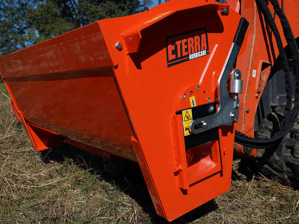 Eterra concrete mixer for skid steer