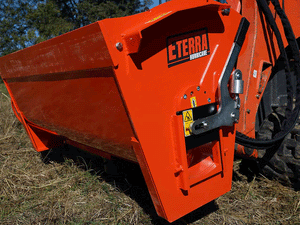 Eterra concrete mixer for skid steer